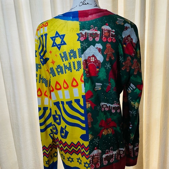 HOLIDAY SHIRT for POSHERS that CELEBRATE CHRISTMAS and HANUKKAH. - Picture 2 of 5